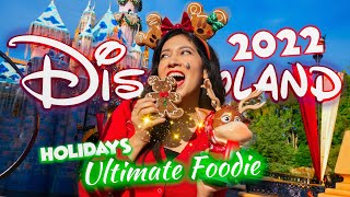 DISNEYLAND Holiday ULTIMATE Foodie Guide For 2022  So Many NEW Festive Foods To Try [upl. by Dat941]