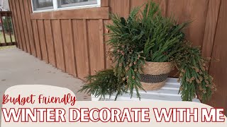 Cozy Winter Decor  Budget Friendly Winter Decorate with Me [upl. by Al]