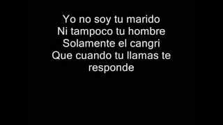 Nicky Jam  Yo No Soy Tu Marido  Con letra [upl. by Cristie938]