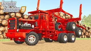 WE FOUND AN OLD LOGGING TRUCK  ALBERTA MAP  FS19 ROLEPLAY [upl. by Larine326]