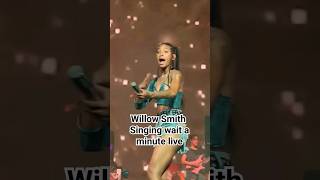 willow Smith singing live waitaminute willsmith willow willowsmith short shorts music [upl. by Ninel818]