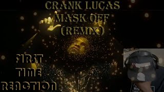 Crank Lucas  Mask Off quotFreestylequot🔥🔥🎭🎭quotNOW THATS HOW YOU SHOW YOUR MASKquot NF  FIRST REACTION [upl. by Aidnahs]