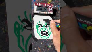 【ASMR】Drawing HULK in 40 Sec [upl. by Reade]