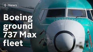 Entire Boeing 737 Max aircraft fleet grounded [upl. by Yrrum]