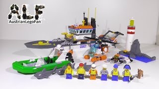 Lego City 60014 Coast Guard Patrol  Einsatz für die Küstenwache  Lego Speed Build Review [upl. by Faubion719]