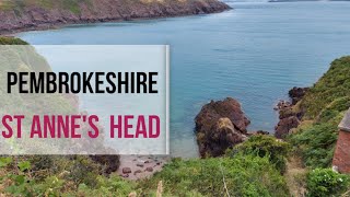 Pembrokeshire  Walk Around St Anne’s Head to Mill Bay [upl. by Nylanej]