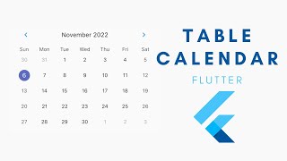 How To Create A Flutter Table Calendar In Just 5 Minutes [upl. by Enitselec]