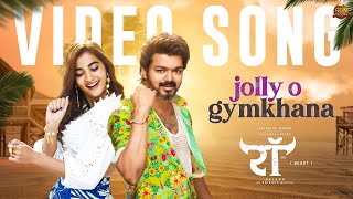 Jollyo Gymkhana Hindi  Video Song  Beast  Thalapathy Vijay  Sun Pictures  Nelson  Anirudh [upl. by Icak]