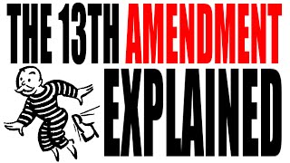 The 13th Amendment Explained The Constitution for Dummies [upl. by Tallie]