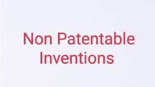 Non Patentable Inventions Section 3 and 4 of patents act in Hindi [upl. by Akinaj]