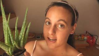 How to Use An Aloe Vera Plant For Skin Care [upl. by Ardien]