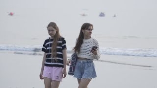 🇮🇳 Russian Beach of Goa  Foreigners at the Arambol Beach goa India [upl. by Lossa]