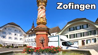 Zofingen Aargau Switzerland 4K Wonderful Old Town Video [upl. by Yllak860]