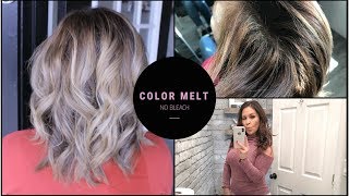 Color Melt  NO BLEACH  Express Toner  WOW COMB  Crystal Gel [upl. by Adine]