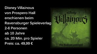 Villainous vom Ravensburger Spieleverlag  Brettspiel  Review und Lets Play  Die Brettspieltester [upl. by Aibara855]