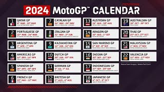 Jadwal MotoGP Musim 2024 [upl. by Annairt]