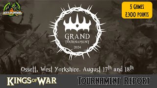 Kings of War Tournament Report  Northern Kings 2024 [upl. by Cinomod30]