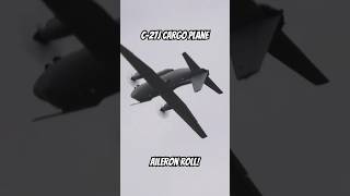 C27J Cargo Plane Does Aileron Roll aviation aeroplane [upl. by Pirbhai539]