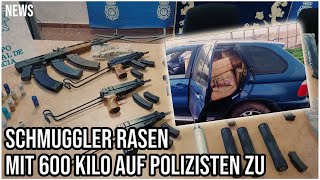 Schmuggler mit 600 Kilo amp Waffenarsenal  News 22 [upl. by Sirrad829]