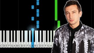 twenty one pilots  Implicit Demand for Proof  EASY Piano Tutorial [upl. by Norabel]