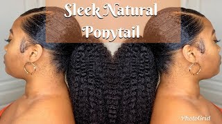 How to do a Bedazzled High Sleek Braided Ponytail [upl. by Fine]