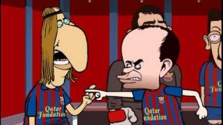 Mou quiere saber la tactica de Guardiola para el clasico P quotCon bigotes y a lo locoquot Marcatoons [upl. by Aleak502]