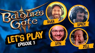 LETS PLAY EPISODE 3  BALDURS GATE 3 baldursgate3 bg3 letsplay [upl. by Alehc842]