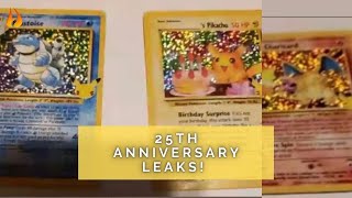 LEAKED 25th Anniversary Celebrations Pokemon Cards CHARIZARD BLASTOISE amp MORE  Shorts Pokemon [upl. by Ferree]