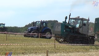 T150 vs New Holland  Tractor show  Tractor Drag Race competitions [upl. by Adnalor559]