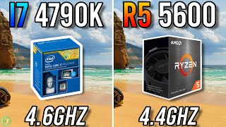 Intel i7 4790k OC vs Ryzen 5 5600  Should You Upgrade [upl. by Neltiak]