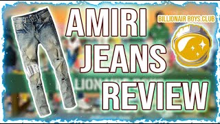 AMIRI Jeans Reps Review from Billionaire Boys Club [upl. by Nannek]