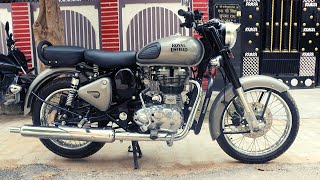 Royal Enfield Classic 350  Gunmetal Grey  New Update  Complete Review with pricefeatures 2019 [upl. by Shulman596]