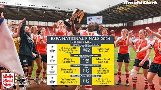 ESFA NATIONAL FINALS  STOKE CITY 2024  DAY 3 [upl. by Tham]