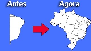 Evolução do Território Brasileiro [upl. by Ammann84]