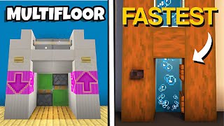 3 Insane Elevator Designs in Minecraft You Have to Try [upl. by Rufford865]