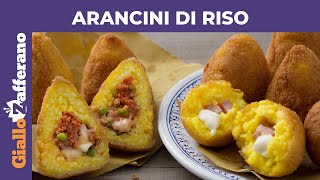 ARANCINI DI RISO SICILIANI ricetta originale [upl. by Ynaiffit]