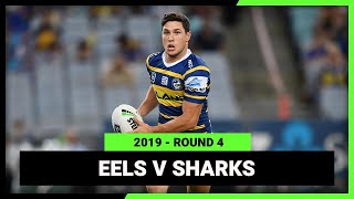 NRL 2019  Parramatta Eels v CronullaSutherland Sharks  Full Match Replay  Round 4 [upl. by Arabella]