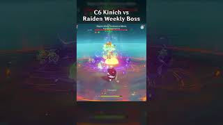 C6 KINICH VS RAIDEN WEEKLY BOSS [upl. by Nilhsa]