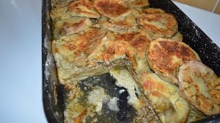 Musaka Od Plavog PatlidzanaMoussaka with eggplant and meatMilica Mihailovic [upl. by Jaenicke]