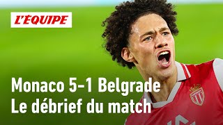 Monaco 51 Étoile Rouge Belgrade  La belle surprise monégasque en route pour la qualification [upl. by Yerffe]