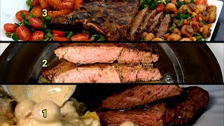 Ramstek od junetine ili juneći ramsteak 3 recepta  Beef Ribeye Steak 3 recipes [upl. by Mailliwnhoj]