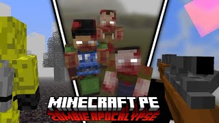 Best Zombie Apocalypse Addons For MCPE 120 [upl. by Atteve]