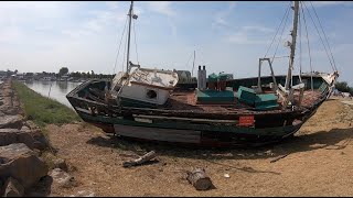 N°89 Visite du Crotoy dans la Baie de Somme Balade à vélo [upl. by Enelahs]