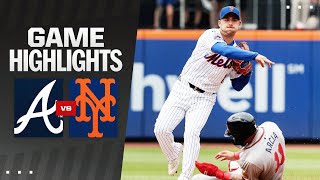 Braves vs Mets Game Highlights 72824 [upl. by Euqinehs]