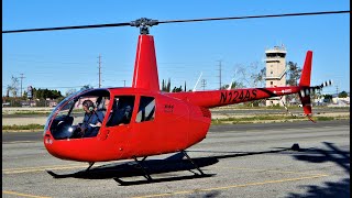 Epic Robinson R44 Raven II Helicopter Start Up amp TakeOff Call for Flight Training amp More N124AS [upl. by Pelag272]