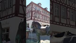 Alzey Rheinhessen Pfalz 🇩🇪 Ein schöner Brunnen in der Altstadt alzey pfalz rheinhessen [upl. by Acnayb]