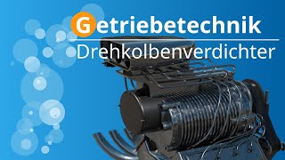 Wie funktioniert ein Drehkolbenverdichter Drehkolbenkompressor Drehkolbenpumpe Kreiskolbenpumpe [upl. by Elraet]