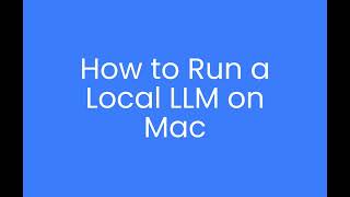 How to Run Llama Locally on Mac using Nodejs and picoLLM Inference [upl. by Loos723]