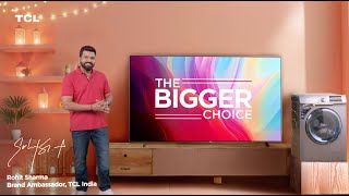 Make Your Diwali Big with Bigger Gifts from TCL  Rohit Sharma x TCL India [upl. by Aissilem804]