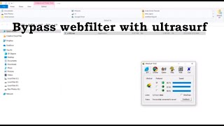 Ultrasurf bypass web filter [upl. by Docilla]